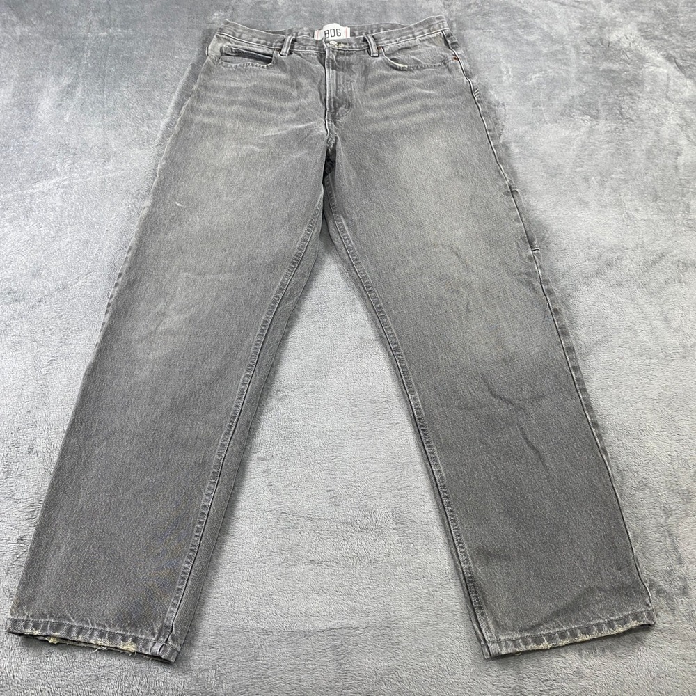 BDG Carpenter Jeans Mens 33x32 Gray Straight Leg Distress Workwear Grunge Skater